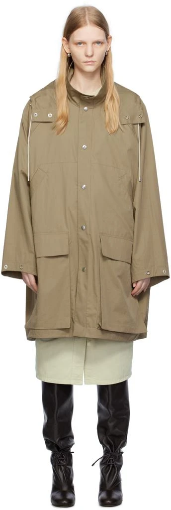 商品Lemaire|Beige Oversized Raincoat,价格¥6217,第1张图片