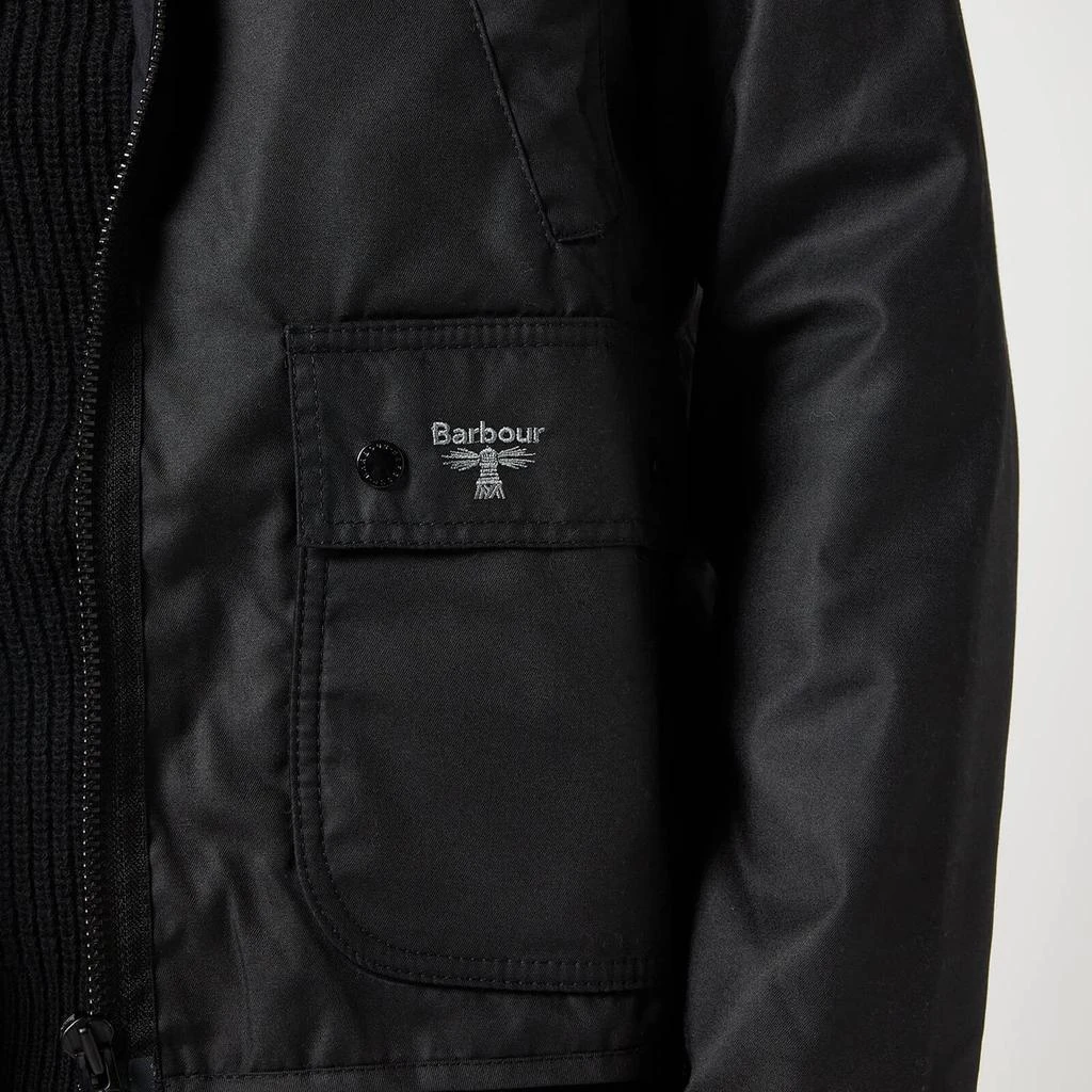 商品Barbour|Barbour Beacon Mens's Bedale Wax Jacket - Black,价格¥1323,第4张图片详细描述