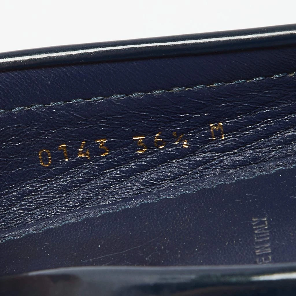 Louis Vuitton Midnight Blue Patent Leather Oxford Loafers Size 36.5 商品