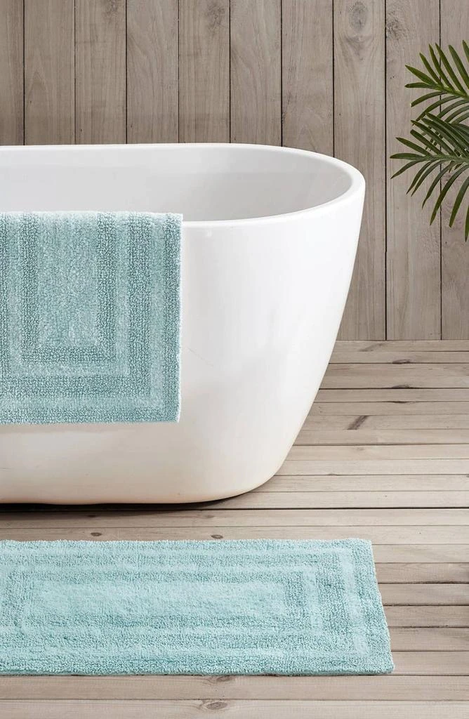 商品Eddie Bauer|Logan Bath Rug Set - Turquoise,价格¥249,第3张图片详细描述