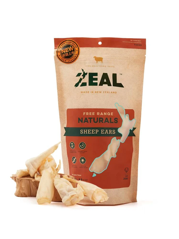 商品[国内直发] Zeal|新西兰全进口风干羊耳朵（犬用）125g,价格¥106,第1张图片