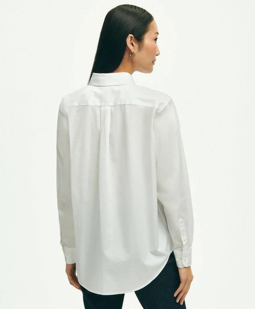 商品Brooks Brothers|Relaxed Fit Stretch Supima® Cotton Non-Iron Dress Shirt,价格¥910,第3张图片详细描述