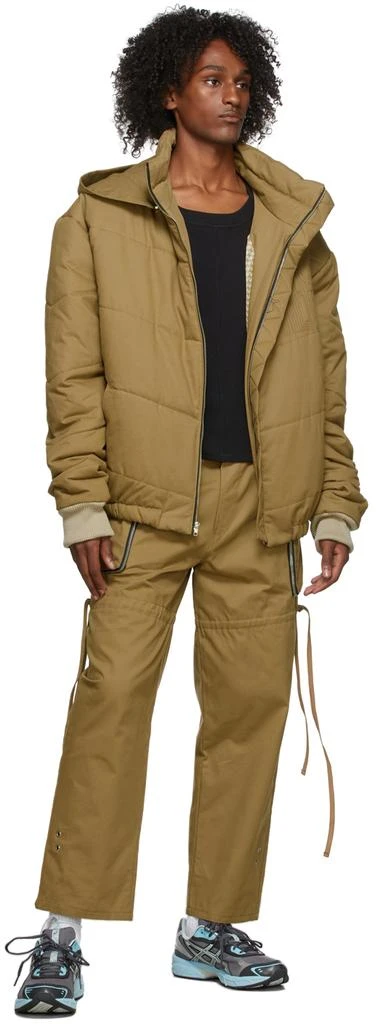 商品Phlemuns|SSENSE Exclusive Beige Emboss Stitch Puffer Jacket,价格¥2027,第4张图片详细描述
