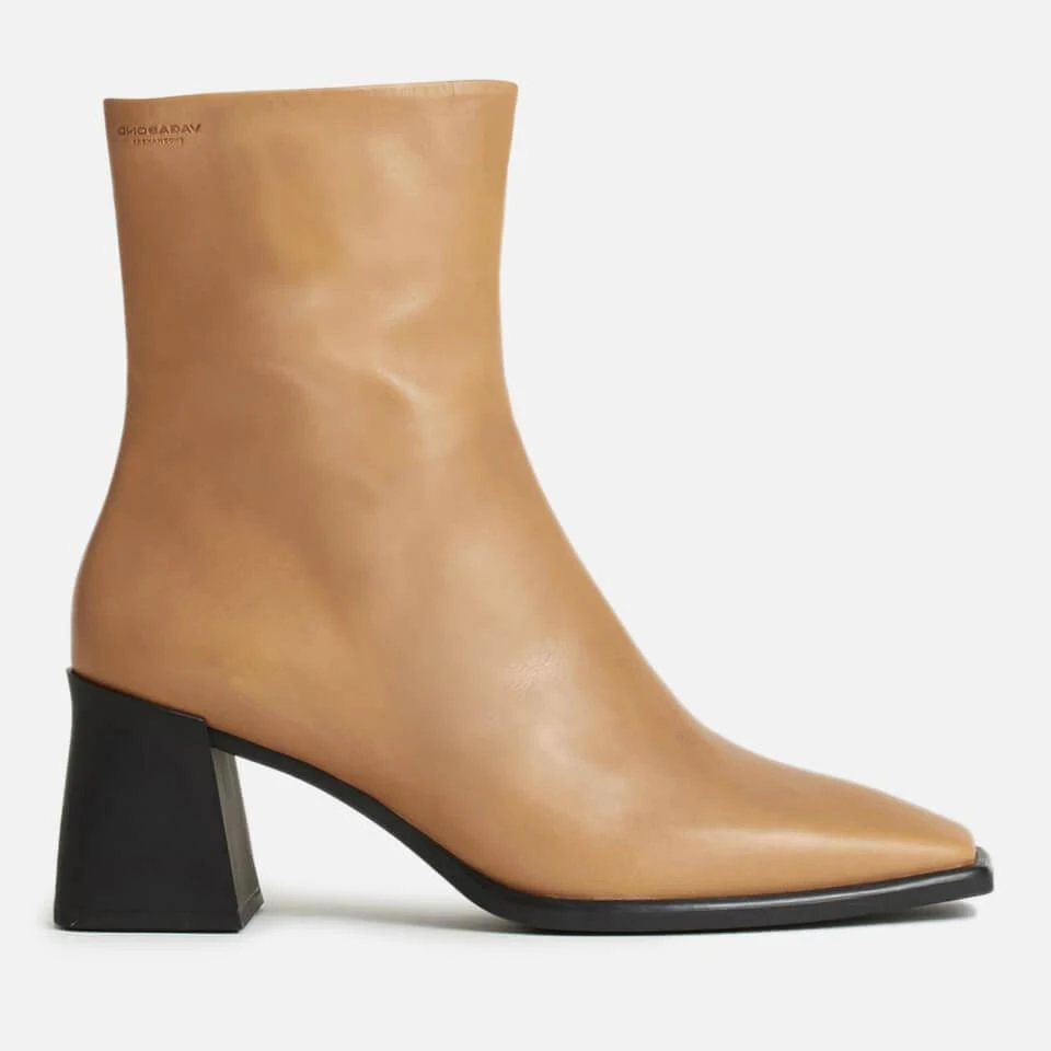 商品Vagabond|VAGABOND WOMEN'S HEDDA LEATHER HEELED BOOTS - HARVEST,价格¥386,第1张图片