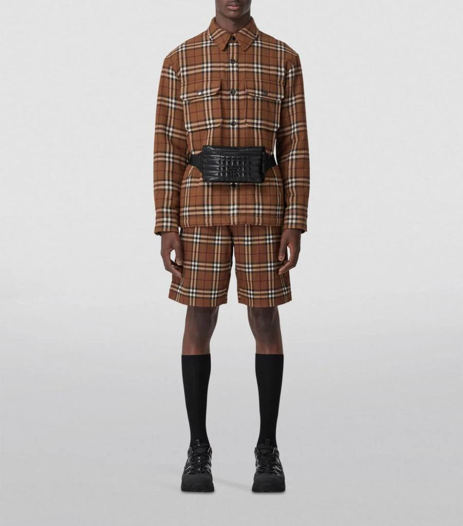 商品Burberry|Vintage Check Wool Cotton Overshirt,价格¥8746,第2张图片详细描述