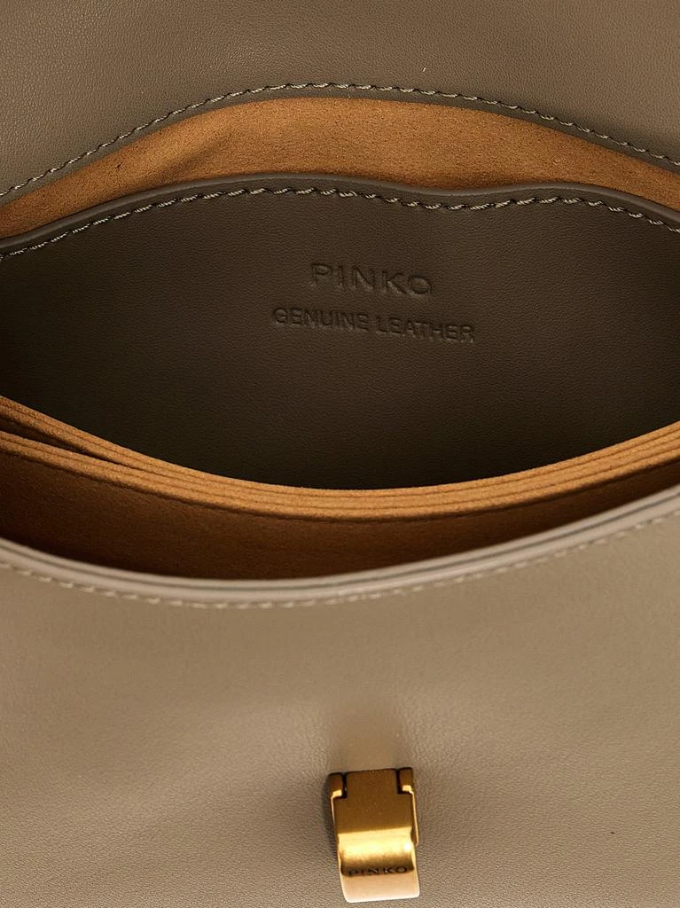 商品PINKO|Cupido Messenger Classic Crossbody Bags Beige,价格¥1377,第4张图片详细描述