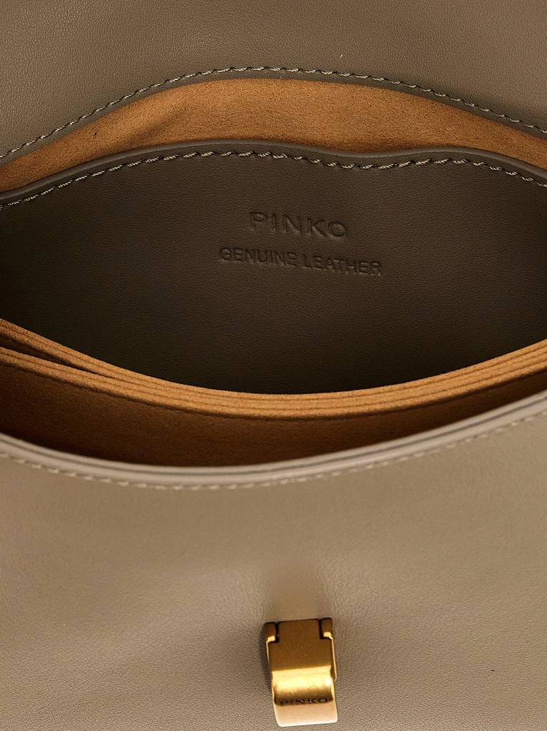 商品PINKO|Cupido Messenger Classic Crossbody Bags Beige,价格¥1357,第4张图片详细描述