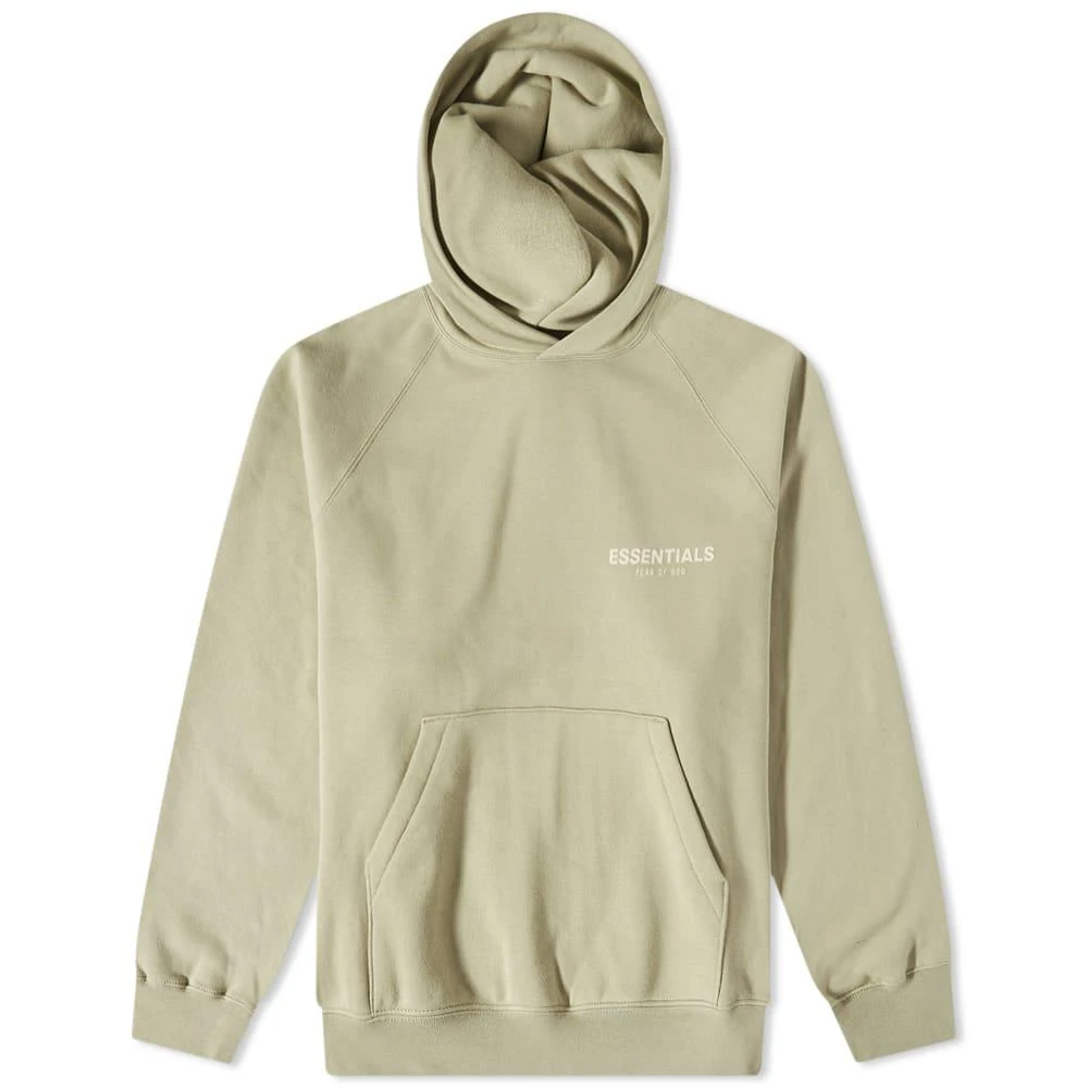 商品Essentials|Fear of God ESSENTIALS Logo Popover Hoody - Seafoam,价格¥760,第1张图片