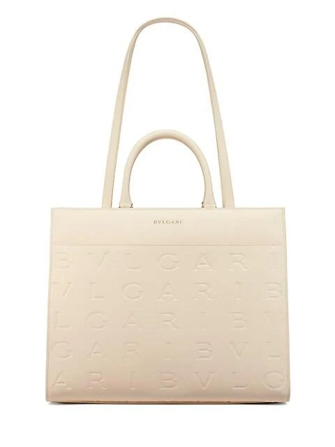 商品BVLGARI|Bvlgari Logo Infinitum Leather Tote,价格¥20156,第3张图片详细描述