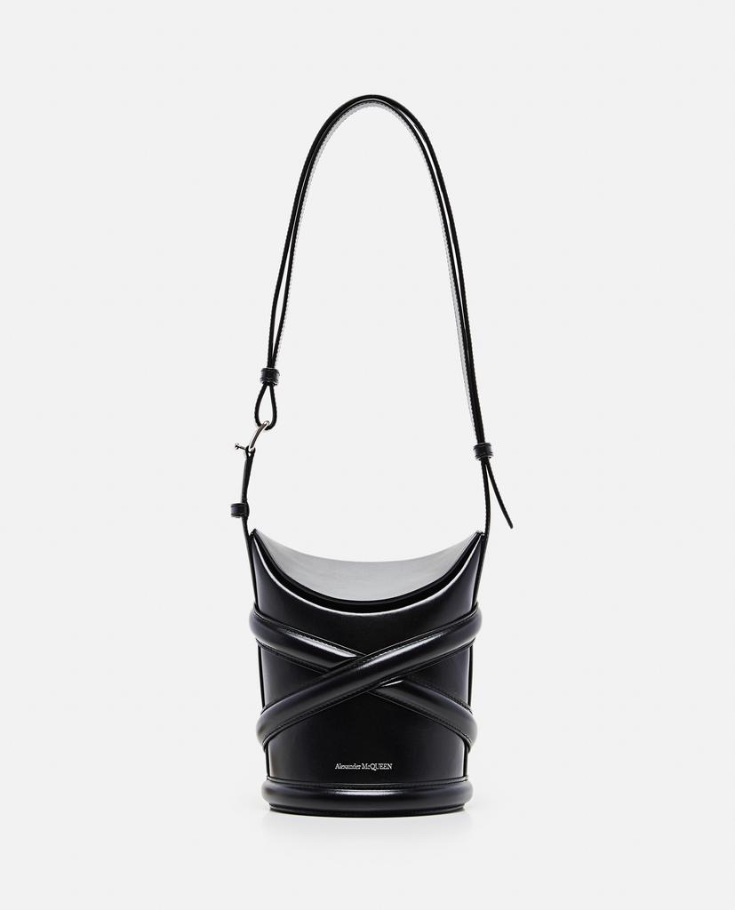 商品Alexander McQueen|THE CURVE SMALL BUCKET BAG,价格¥8707,第1张图片