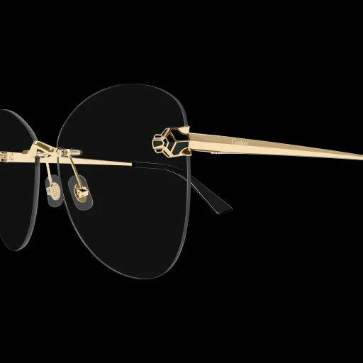 商品Cartier|Cartier Rimless Butterfly Glasses,价格¥6054,第3张图片详细描述