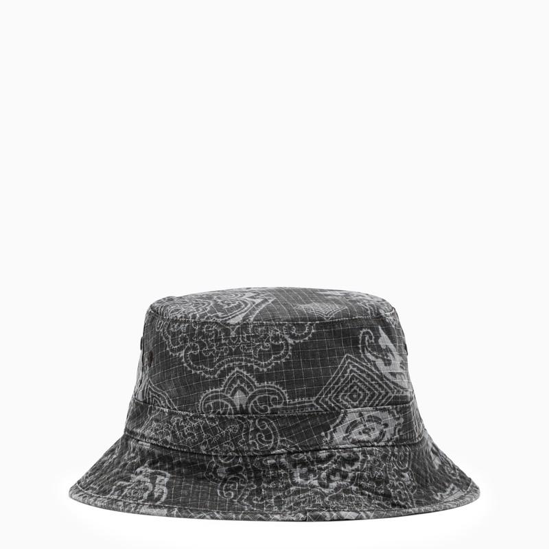 Black bucket hat with Verse print商品第3张图片规格展示