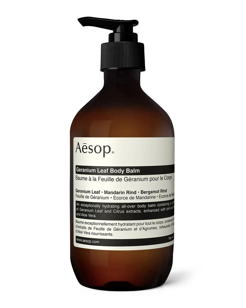 商品Aesop|Geranium Leaf Body Balm, 16.9 oz./ 500 mL,价格¥772,第1张图片