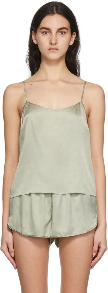 商品SKIMS|Green Silk Sleep Tank Top,价格¥671,第1张图片