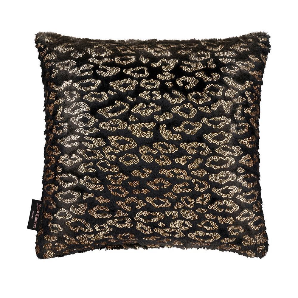 商品Juicy Couture|Yesi Black Plush Decorative Pillow, 18" x 18",价格¥283,第4张图片详细描述