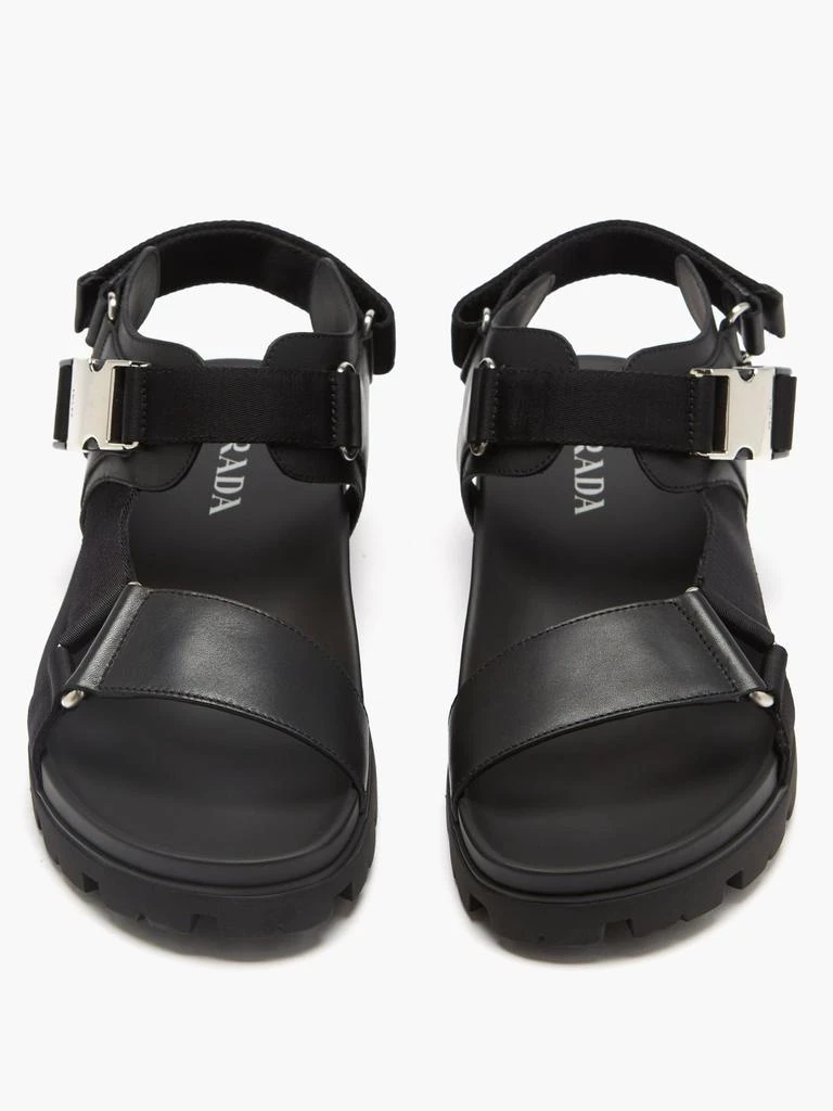 商品Prada|Tread-sole leather sandals,价格¥5308,第5张图片详细描述