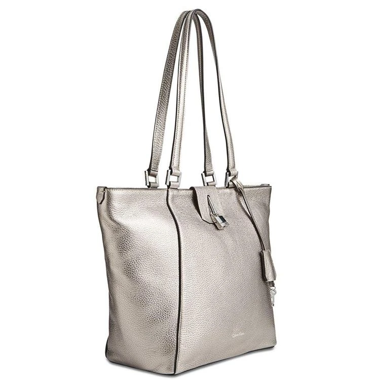 商品Calvin Klein|Pebble Padlock Tote,价格¥734,第4张图片详细描述