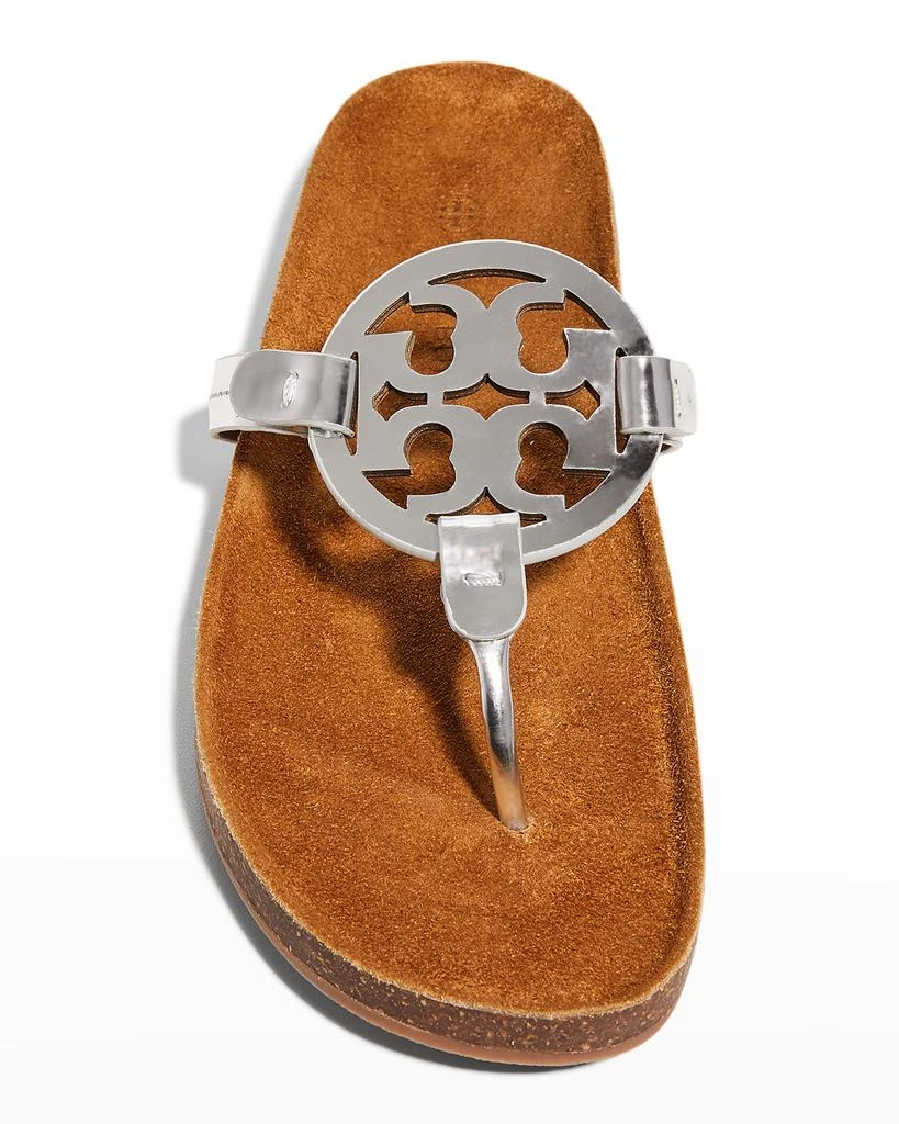 商品Tory Burch|Miller Cloud Metallic Medallion Thong Sandals,价格¥928,第5张图片详细描述