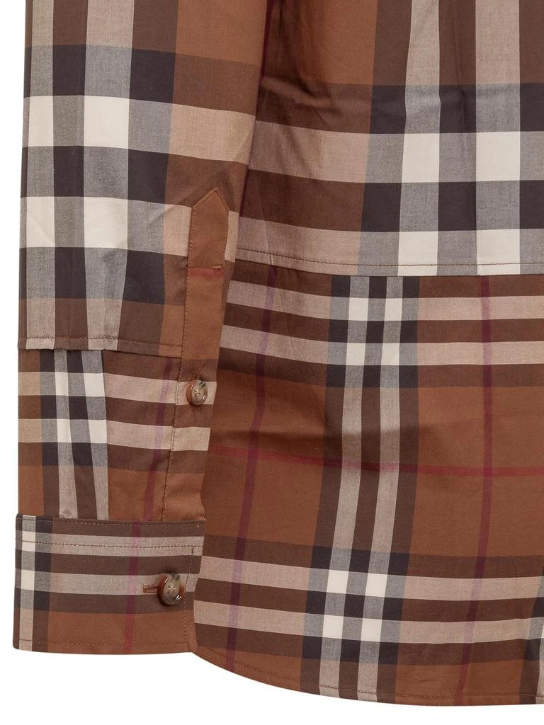 商品Burberry|Burberry Checked Long-Sleeved Shirt,价格¥2915,第4张图片详细描述