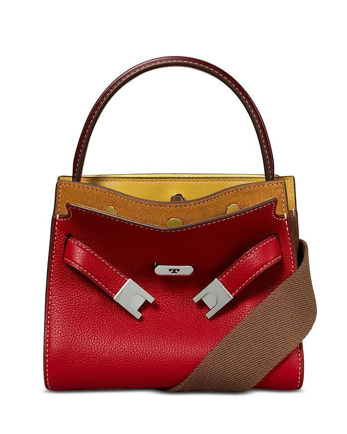 商品Tory Burch|Lee Radziwill Pebbled Petite Double Bag,价格¥5603,第5张图片详细描述