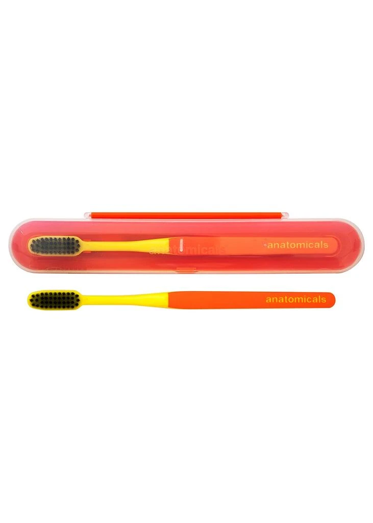 商品ANATOMICALS|And Ain't That The Tooth Toothbrush & Case - Orange,价格¥49,第1张图片