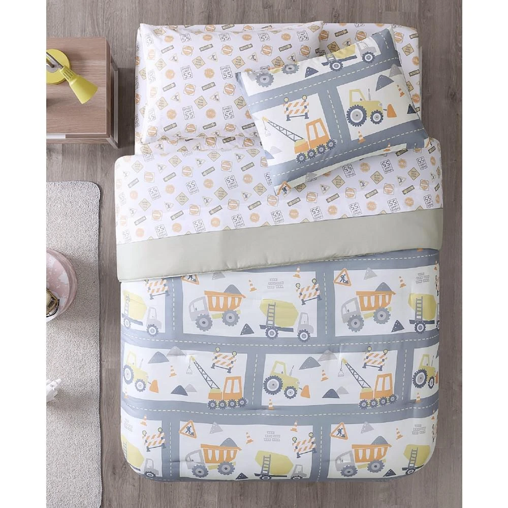 商品Morgan Home|MHF Home Kids Construction Land Twin Comforter Set,价格¥893,第4张图片详细描述