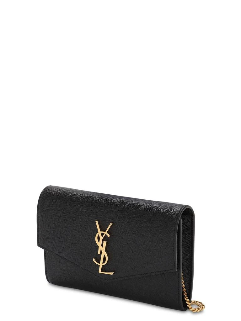 商品Yves Saint Laurent|Uptown Grained Leather Chain Wallet,价格¥11190,第3张图片详细描述