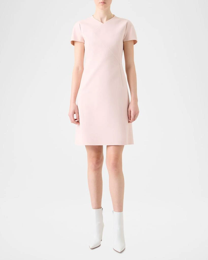 商品Akris|Double-Face Cotton-Silk A-Line Dress,价格¥21495,第2张图片详细描述