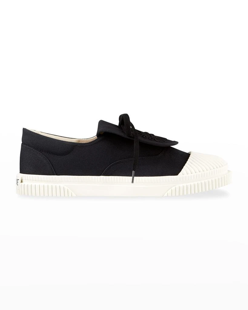 商品Loewe|Anagram Embroidered Flap Low-Top Sneakers,价格¥2138,第1张图片