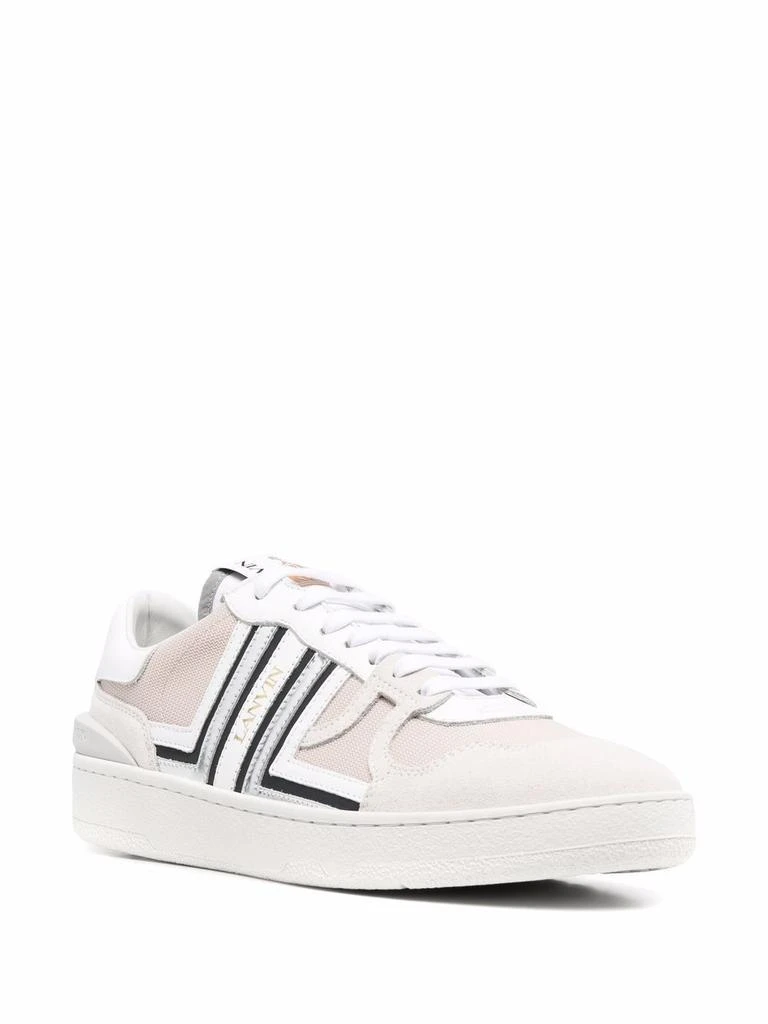 商品Lanvin|Lanvin men's white leather sneakers,价格¥2973,第2张图片详细描述