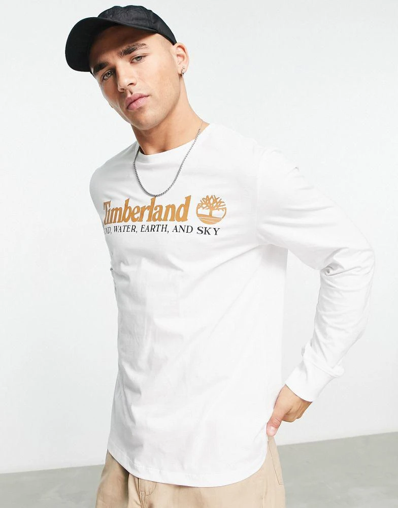 商品Timberland|Timberland long sleeve t-shirt in white,价格¥347,第1张图片