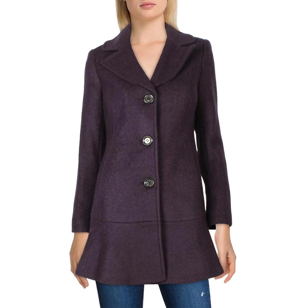 商品Kensie|Kensie Womens Wool Blend Flared Hem Walker Coat,价格¥206,第1张图片
