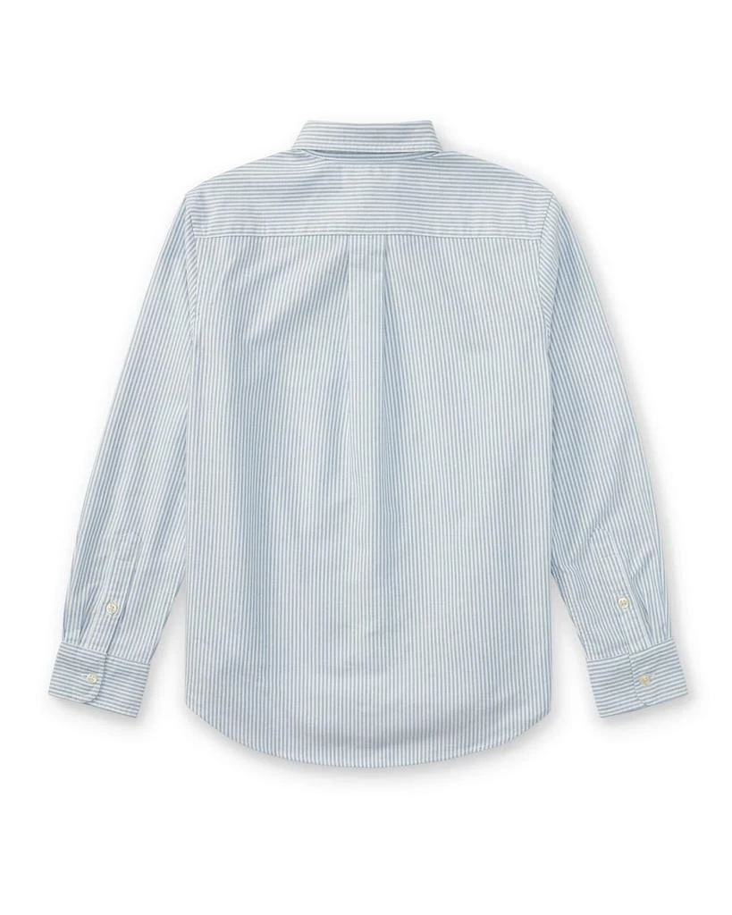 商品Ralph Lauren|Boy's Cotton Oxford Stripe Sport Shirt, Size S-XL,价格¥450,第2张图片详细描述