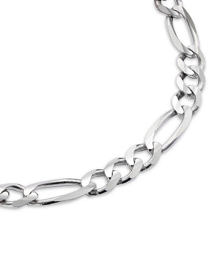 商品Bloomingdale's|Men's Figaro Link Chain Bracelet in 14K White Gold - 100% Exclusive,价格¥27652,第2张图片详细描述