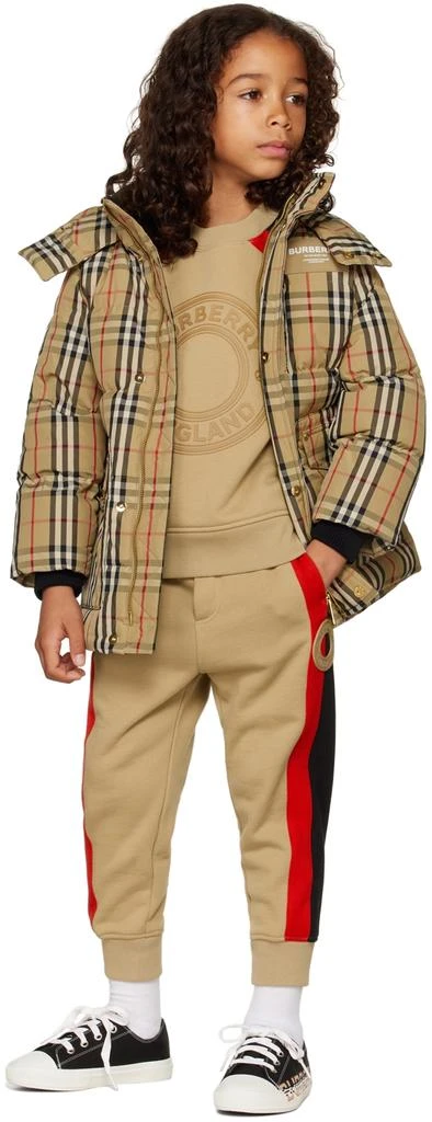 商品Burberry|Kids Beige Aubin Down Coat,价格¥4767,第4张图片详细描述