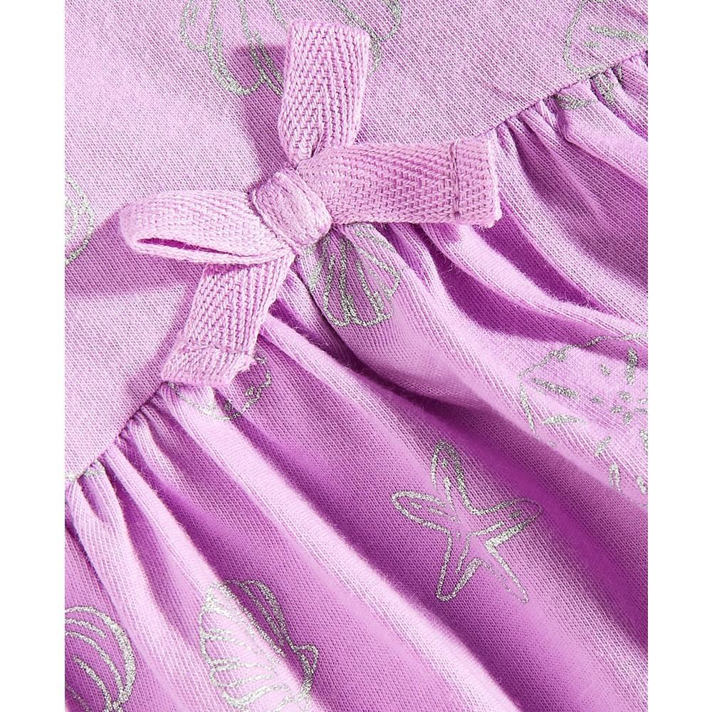 商品First Impressions|Baby Girls Shell-Print Dress, Created for Macy's,价格¥36,第5张图片详细描述