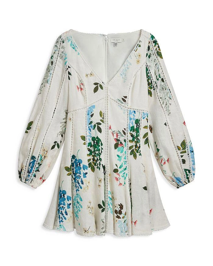 商品Ted Baker London|Belvida Linen Floral Lace Trim Dress,价格¥2763,第5张图片详细描述