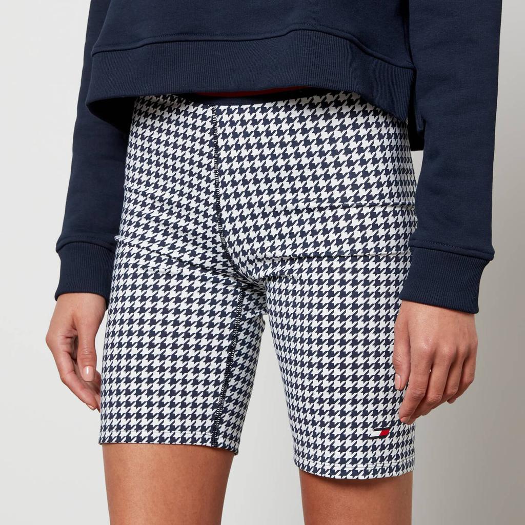 Tommy Sport Women's Aop Tape Shorts - Houndstooth Desert Sky商品第1张图片规格展示