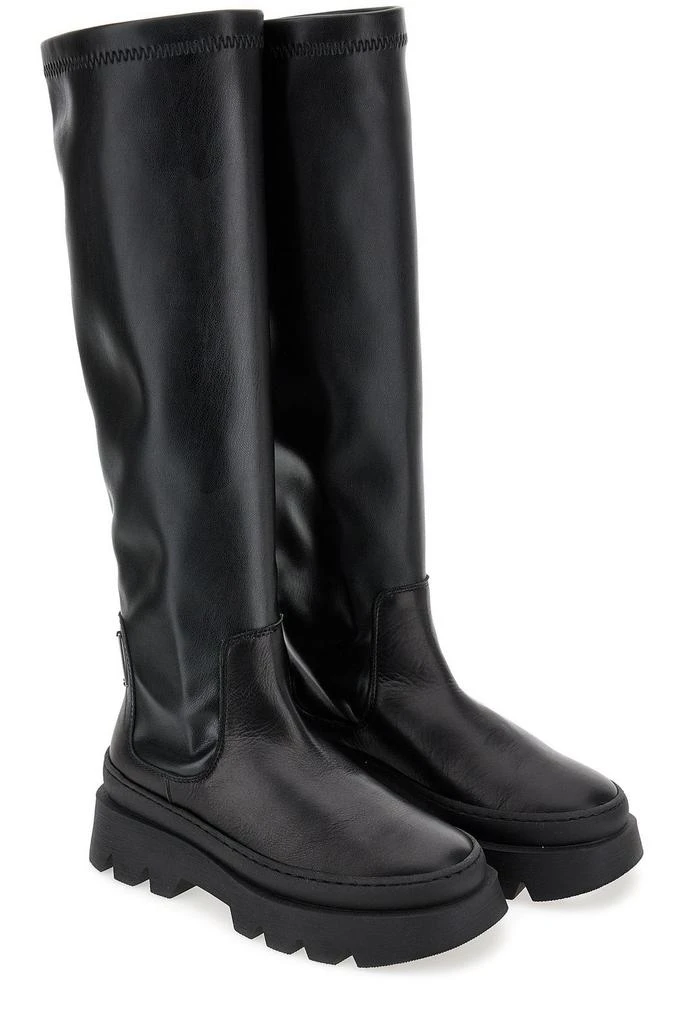 商品MONNALISA|Monnalisa Knee-Length Round-Toe Boots,价格¥1794,第2张图片详细描述