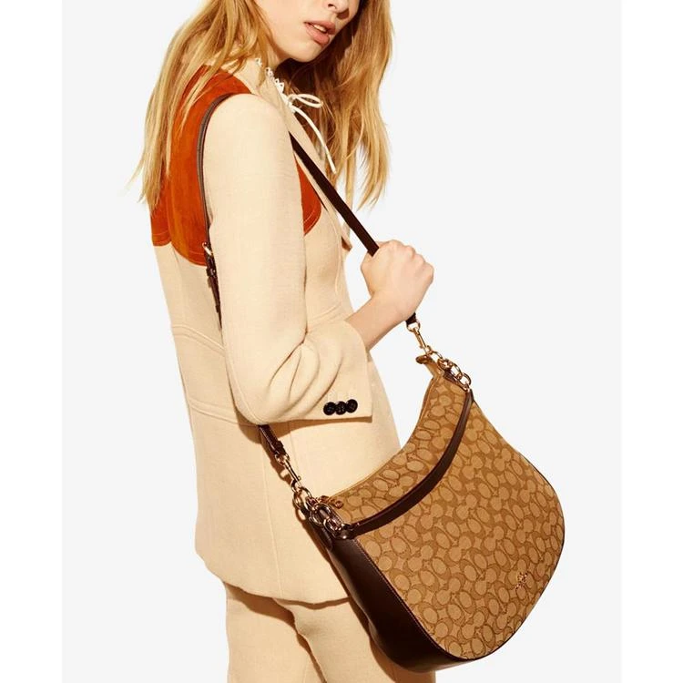 商品Coach|Chelsea Hobo 32 in Signature Jacquard,价格¥1311,第2张图片详细描述