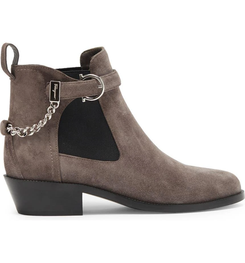商品Salvatore Ferragamo|Chain Strap Bootie,价格¥2473,第4张图片详细描述