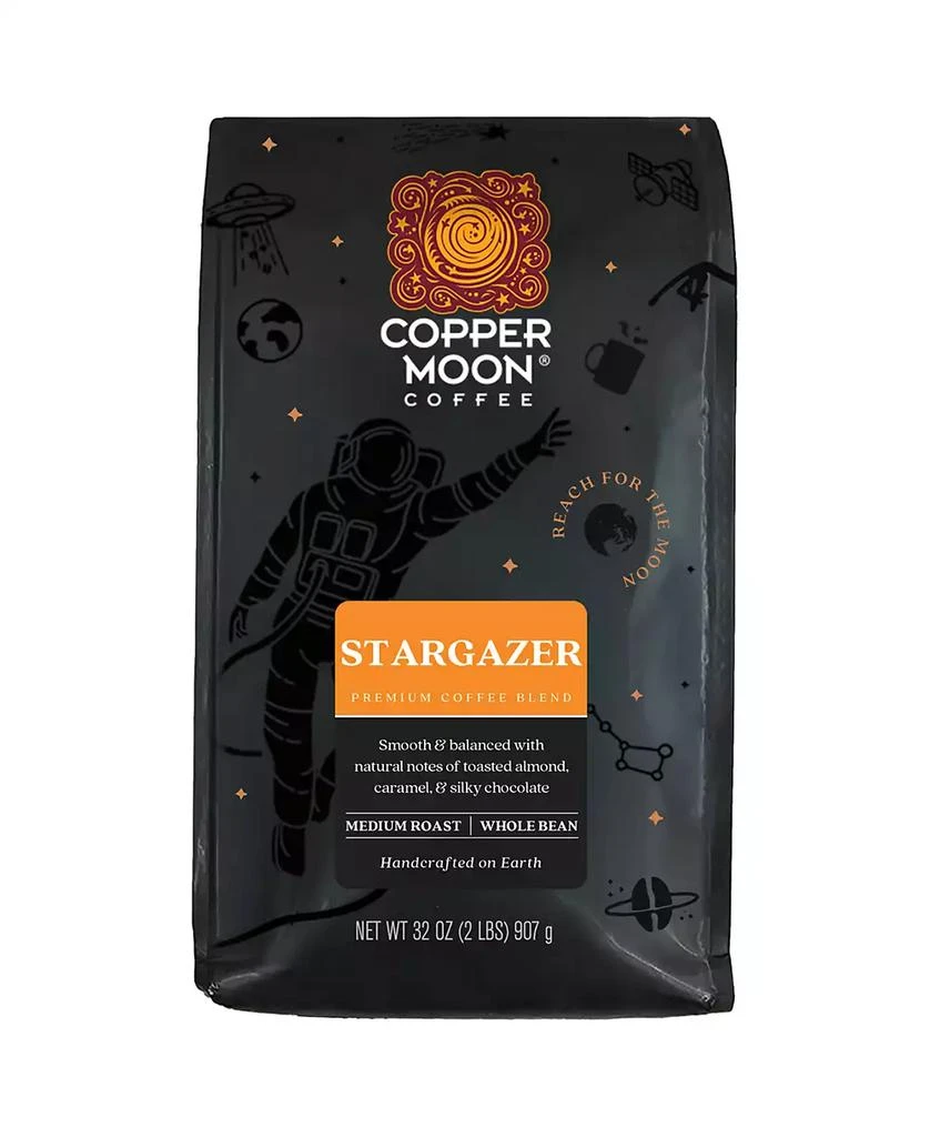 商品Copper Moon Coffee|Whole Bean Coffee, Stargazer Blend, 2 lbs,价格¥186,第1张图片