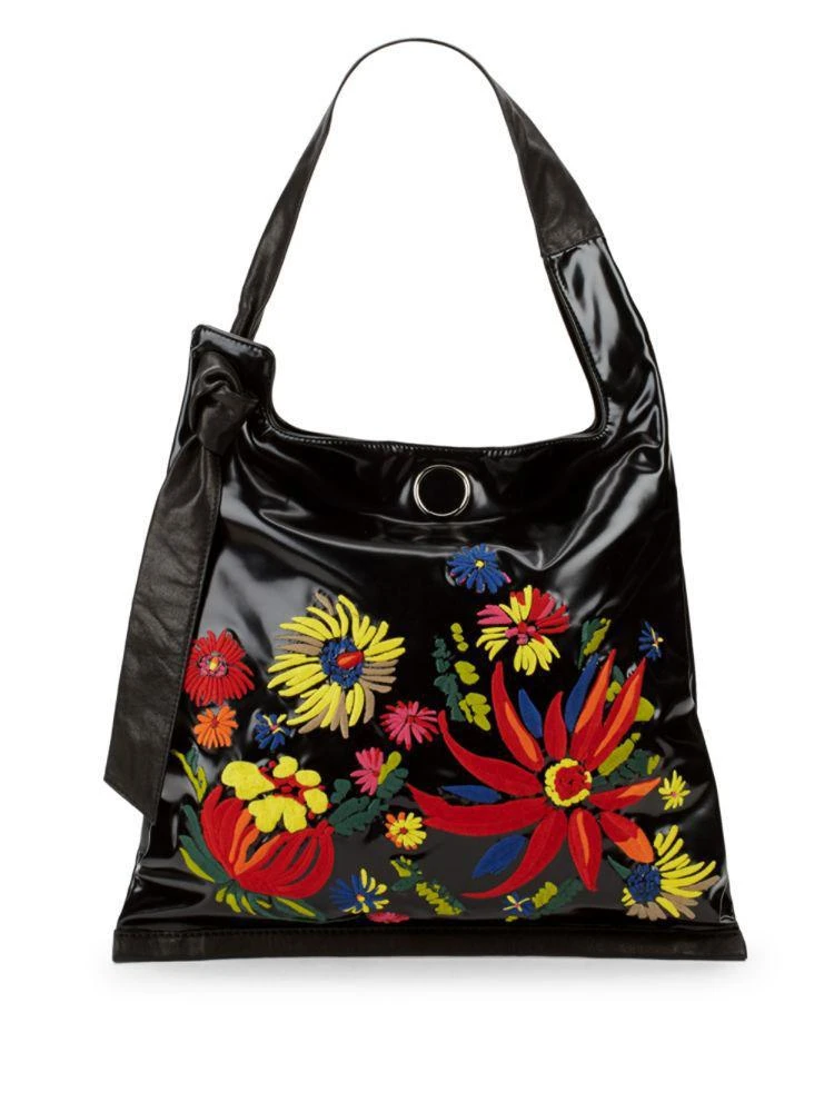 商品3.1 Phillip Lim|Elise Floral Leather Shoulder Bag,价格¥1586,第1张图片