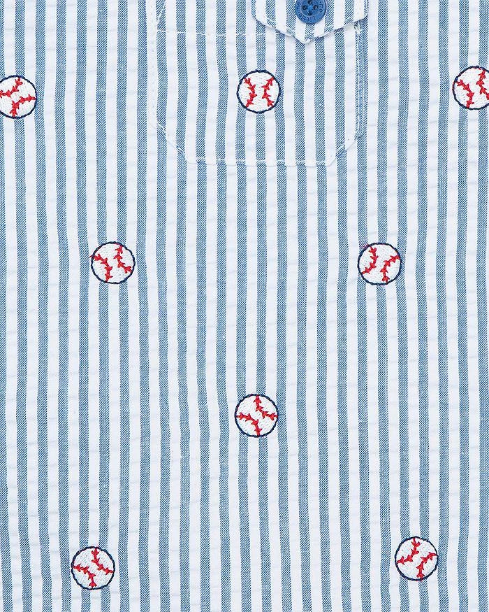 商品Little Me|Boys' Baseball Sunsuit & Hat - Baby,价格¥250,第3张图片详细描述