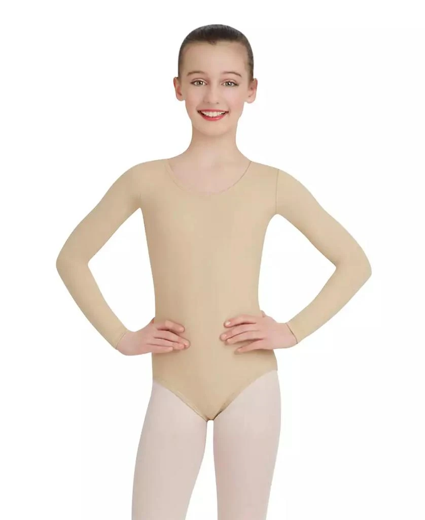 商品Capezio|Girls Team Basics Long Sleeve Leotard,价格¥55,第1张图片