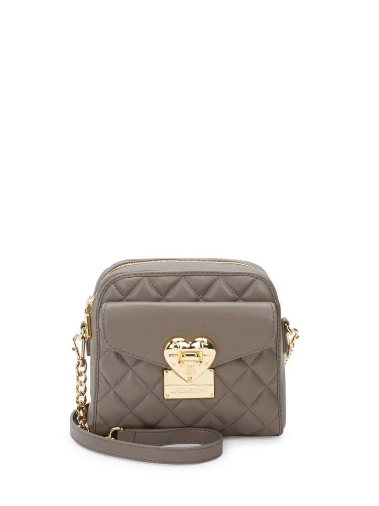 商品Moschino|Quilted Faux Leather Crossbody Bag,价格¥747,第1张图片