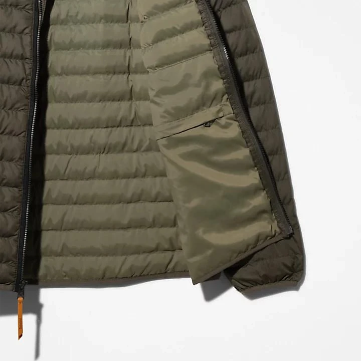 商品Timberland|Axis Peak Packaway Jacket for Men in Dark Green,价格¥694,第3张图片详细描述