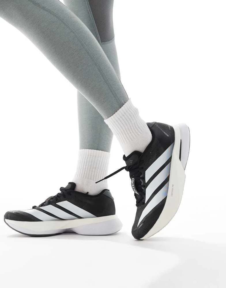 商品Adidas|adidas performance Adizero boston 13 eqt shoes in core black / cloud white / gre,价格¥1455,第4张图片详细描述