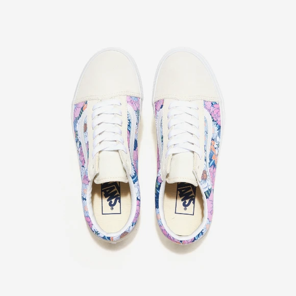 【Brilliant|包邮包税】万斯 OLD SKOOL 女生  运动鞋 帆布鞋  VN0A5KRFB0G (RETRO FLORAL) MULTI/TRUE WHITE 商品