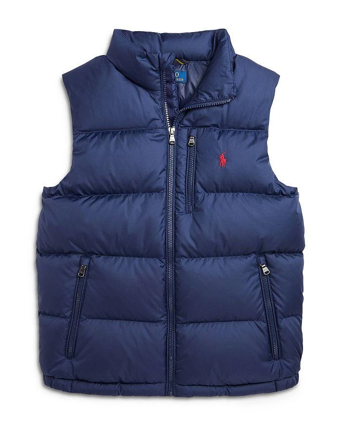 商品Ralph Lauren|Boys' Ripstop Down Vest - Little Kid, Big Kid,价格¥769,第1张图片详细描述